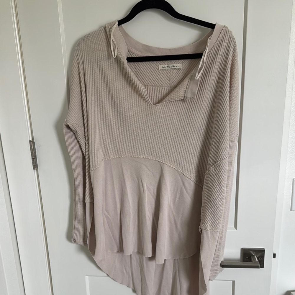 Cozy Beige Knit Top